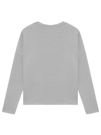 Full Size Graphic Round Neck Sweatshirt